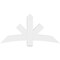 Ekena Millwork Alberta Architectural Grade PVC Gable Bracket, 60"W x 30"H x 4"D x 6"F, 12/12 Pitch GBP060X30X0406ALB00 - alternate 4